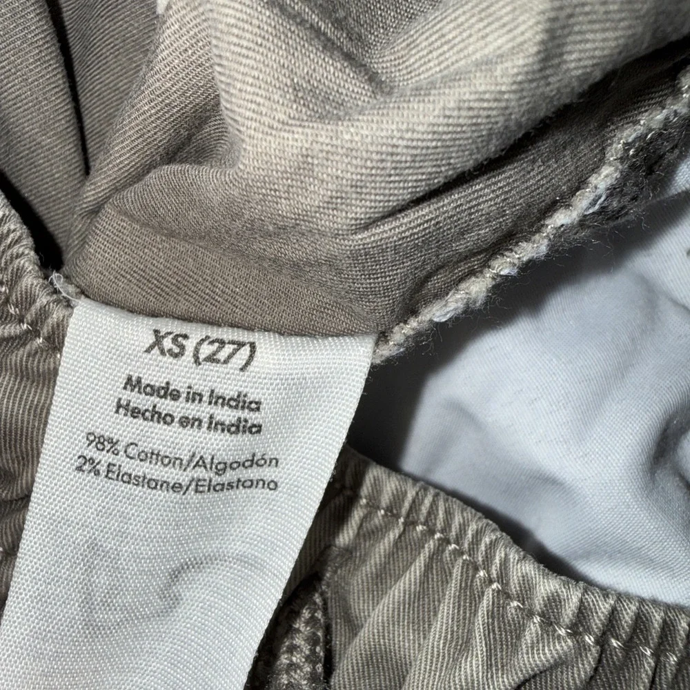 No Boundaries Men's XSmall 27 Straight Fit Cargo Pants Light Taupe Outdoor